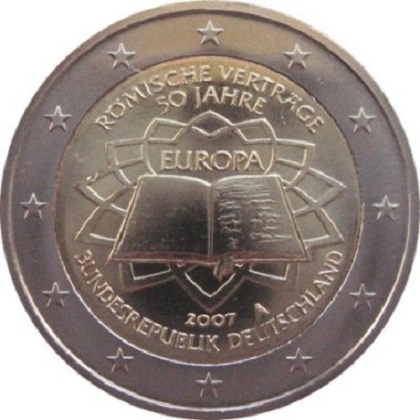 2 Euros Commémo. GRECE 2007 - Traité de Rome