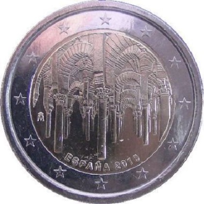 2 euros commémorative Espagne 2010 Cordoue et son centre historique