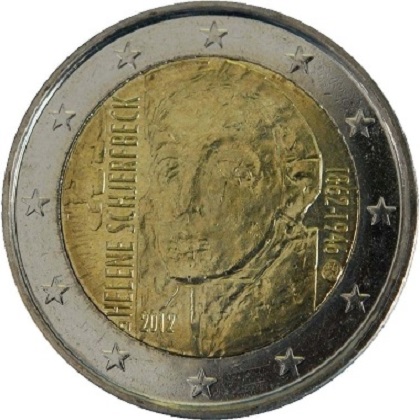 2 euros commémorative Finlande 2012 150e anniversaire de la naissance de Hélène Schjerfbeck