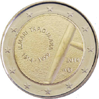 2 euros commémorative Finlande 2014 100e anniversaire de Ilmari Tapiovaara