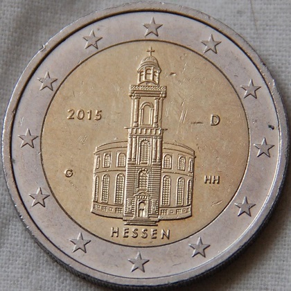 2 euros commemorative Allemagne 2015 Hessen