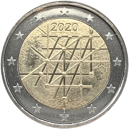 2€ commémorative 2020 Finlande pour le Centenaire de l'Université de Turku