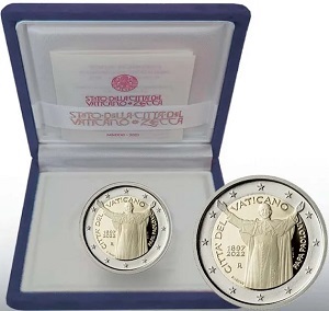2 € euro commémorative 2022 Vatican pour le 125e ??anniversaire de la naissance du pape Paul VI BU