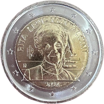 2 € commémorative 2024 Italie Rita Levi-Montalcini