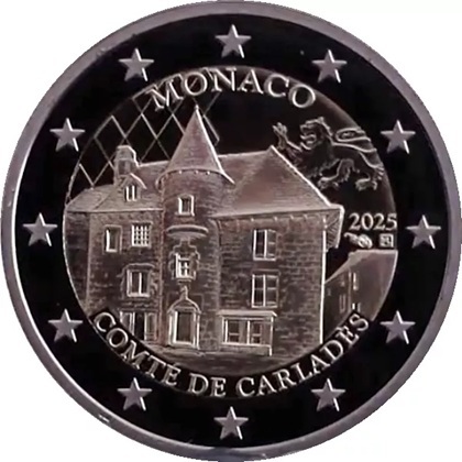 2 euro commémorative Monaco 2025