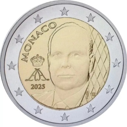 La nouvelle pièce de 2 euro 2025 Albert II de Monaco