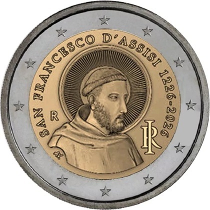 2 euro commémorative 2026 Italie pour le 200e anniversaire de la naissance de Carlo Collodi et son chef-d'œuvre mondial de la littérature enfantine, les Aventures de Pinocchio