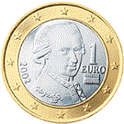 pièce 1 euro Autriche