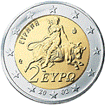 2 euro Grèce