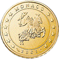 10 cent Monaco 2001