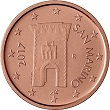 2 cent Saint-Marin 2017