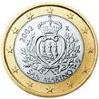 1 euro Saint-Marin 2002