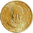 50 cent Vatican 2014