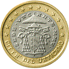 1 euro Vatican 2005